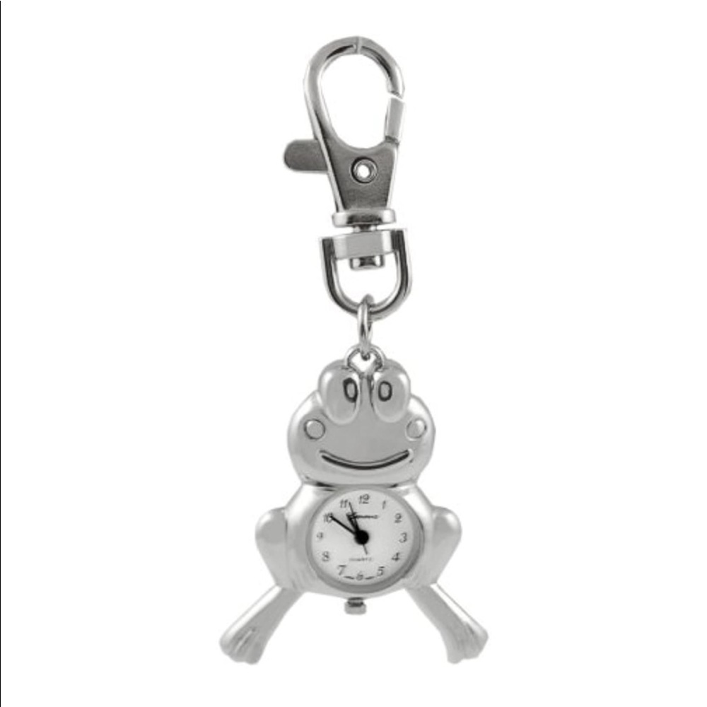 GENEVA Platinum Frog Fashion Keychain Watch